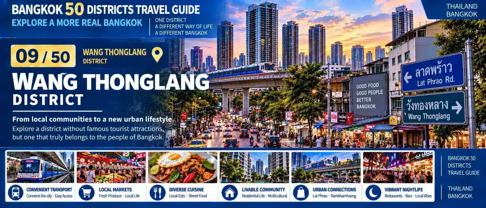 Wang Thonglang: From Neighborhood Streets to a New Urban Lifestyle — Discovering a Bangkok District Without Famous Attractions, but Full of Real Local Life