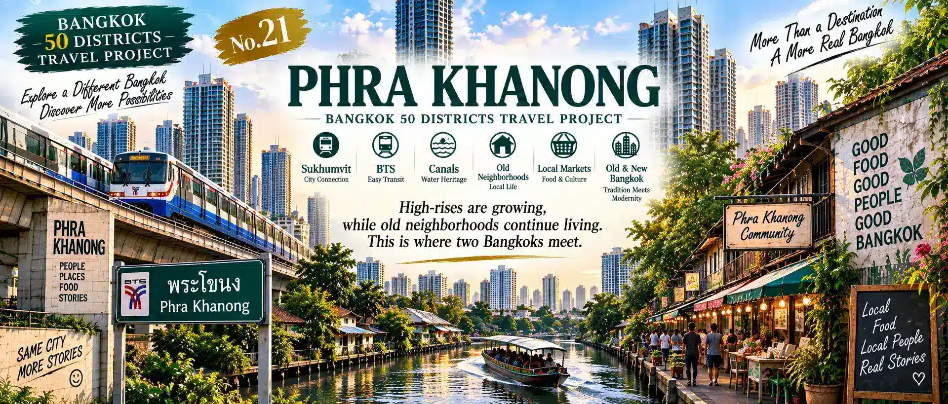 Phra Khanong: BTS, Canals and Old Neighborhoods: Another Bangkok Behind the Sukhumvit Skyline