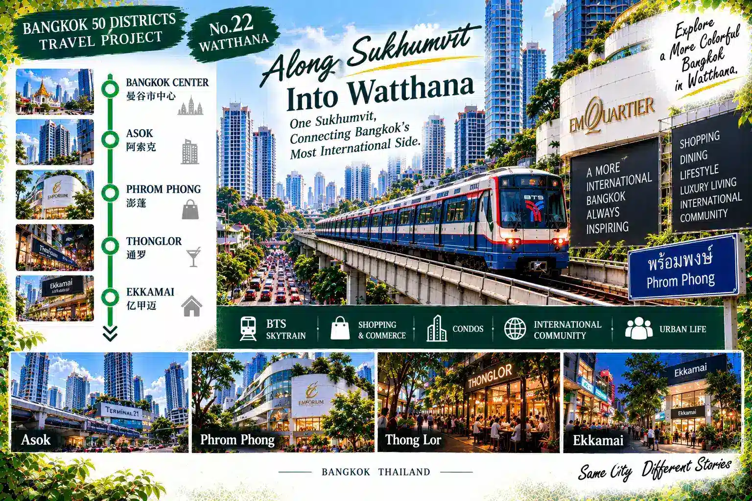 Watthana: From Thong Lo to Ekkamai: International Living, High-Rise Residences and Local Communities Along Sukhumvit — 01