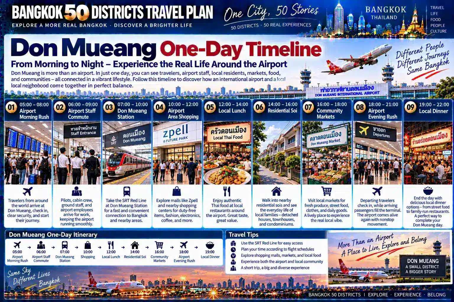 Don Mueang: From One of Asia’s Oldest Airports to Northern Bangkok’s Residential Communities — When an International Airport, Aircraft, Railways, Hotels, Logistics, Military Facilities and Ordinary Families All Share the Same Urban Space, How Does an Airport Shape an Entire District? — 09