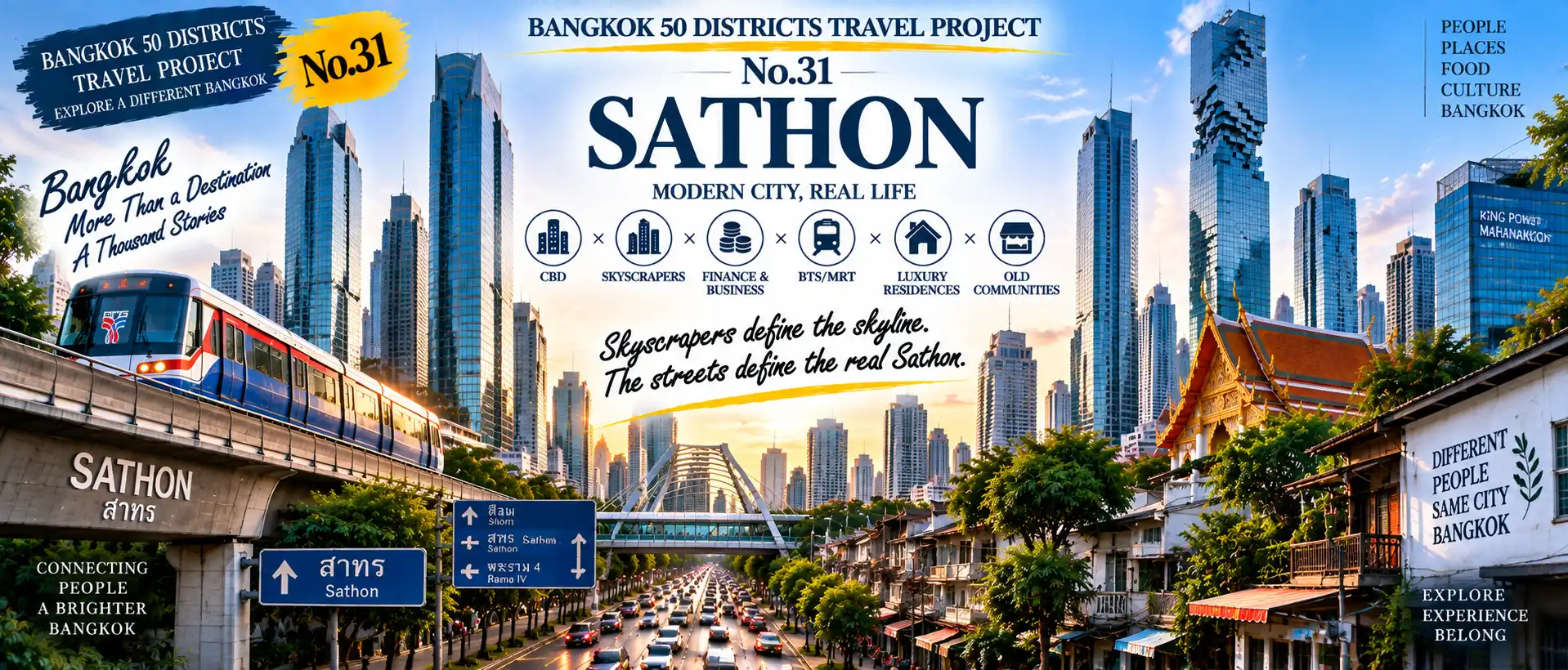 Sathon: From Glass Towers to Old Communities: Discovering Real Life Inside Bangkok’s CBD