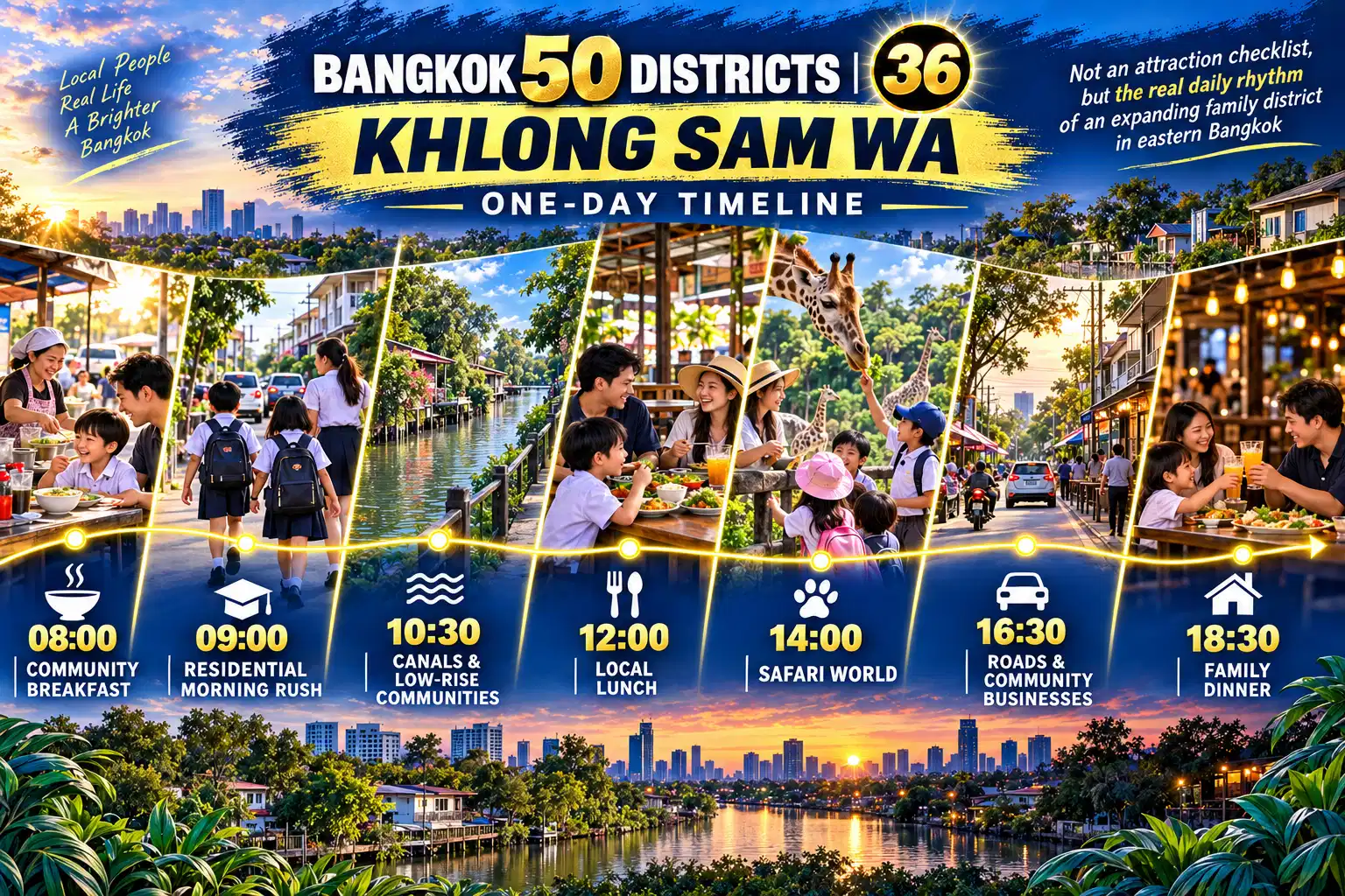 Khlong Sam Wa: Canals × Low-Rise Communities × Family Life × Eastern Bangkok’s Continued Expansion — 09