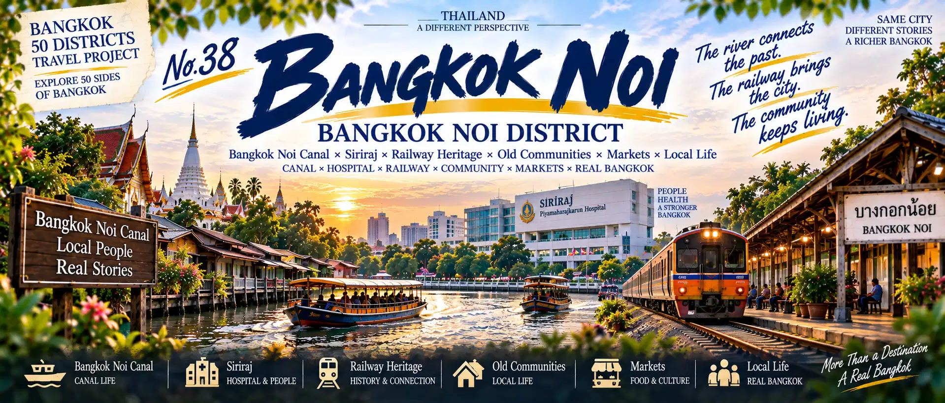 Bangkok Noi: From Canals to Railways: Discovering Another Layer of Everyday Life on Bangkok’s West Bank