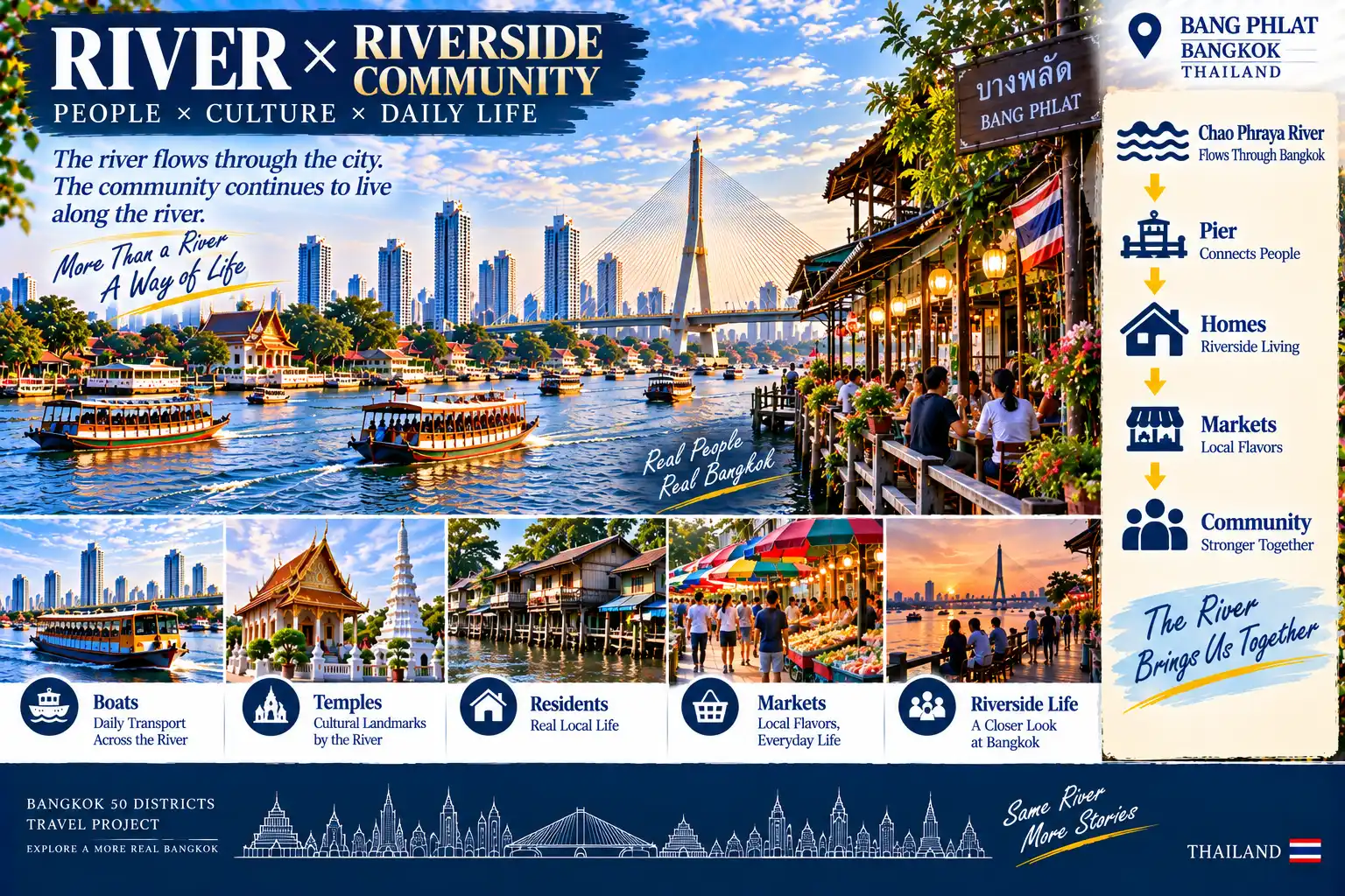 Bang Phlat: See Bangkok from the Bridge, Discover Life Below: Exploring the Riverside Communities of the Chao Phraya’s West Bank — 05