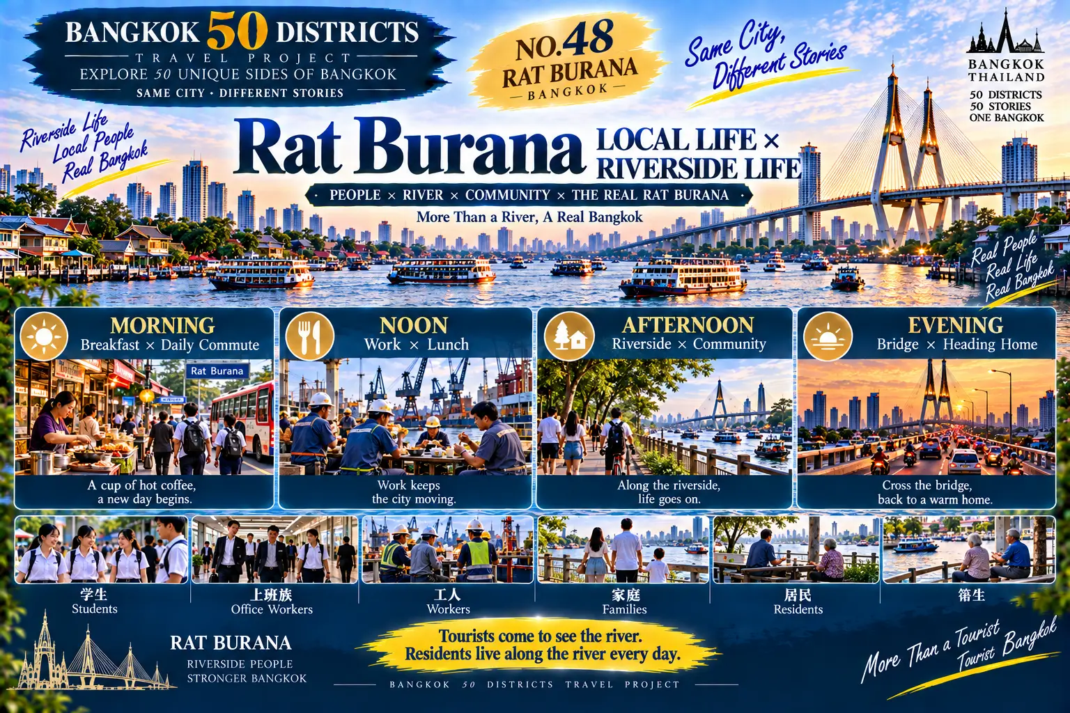 Rat Burana: Following the Chao Phraya South: Bridges, Industrial Memory and Riverside Communities — 06