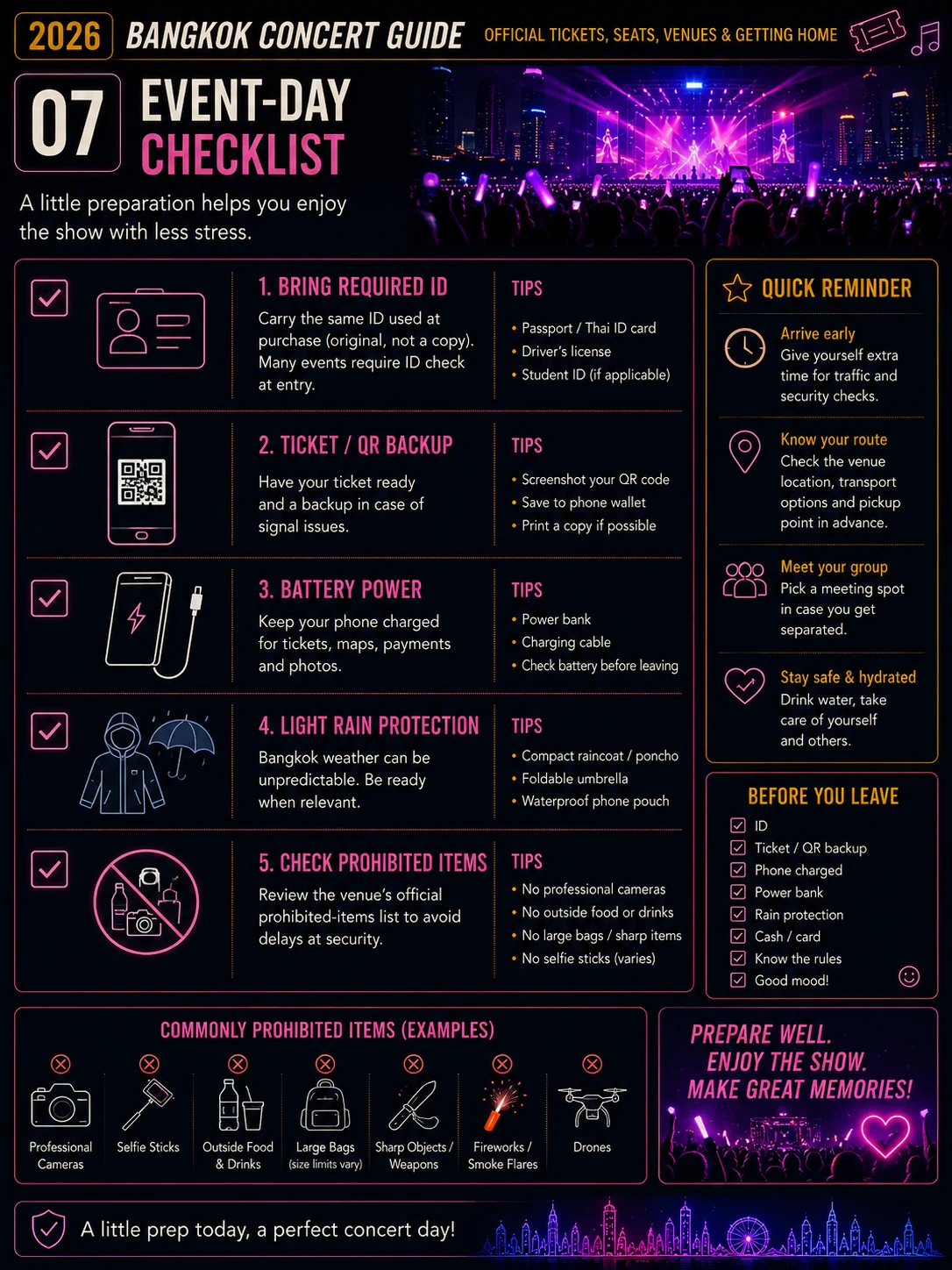 2026 Bangkok Concert Guide  Official Tickets, Seats, Venues & Getting Home — section 7 visual