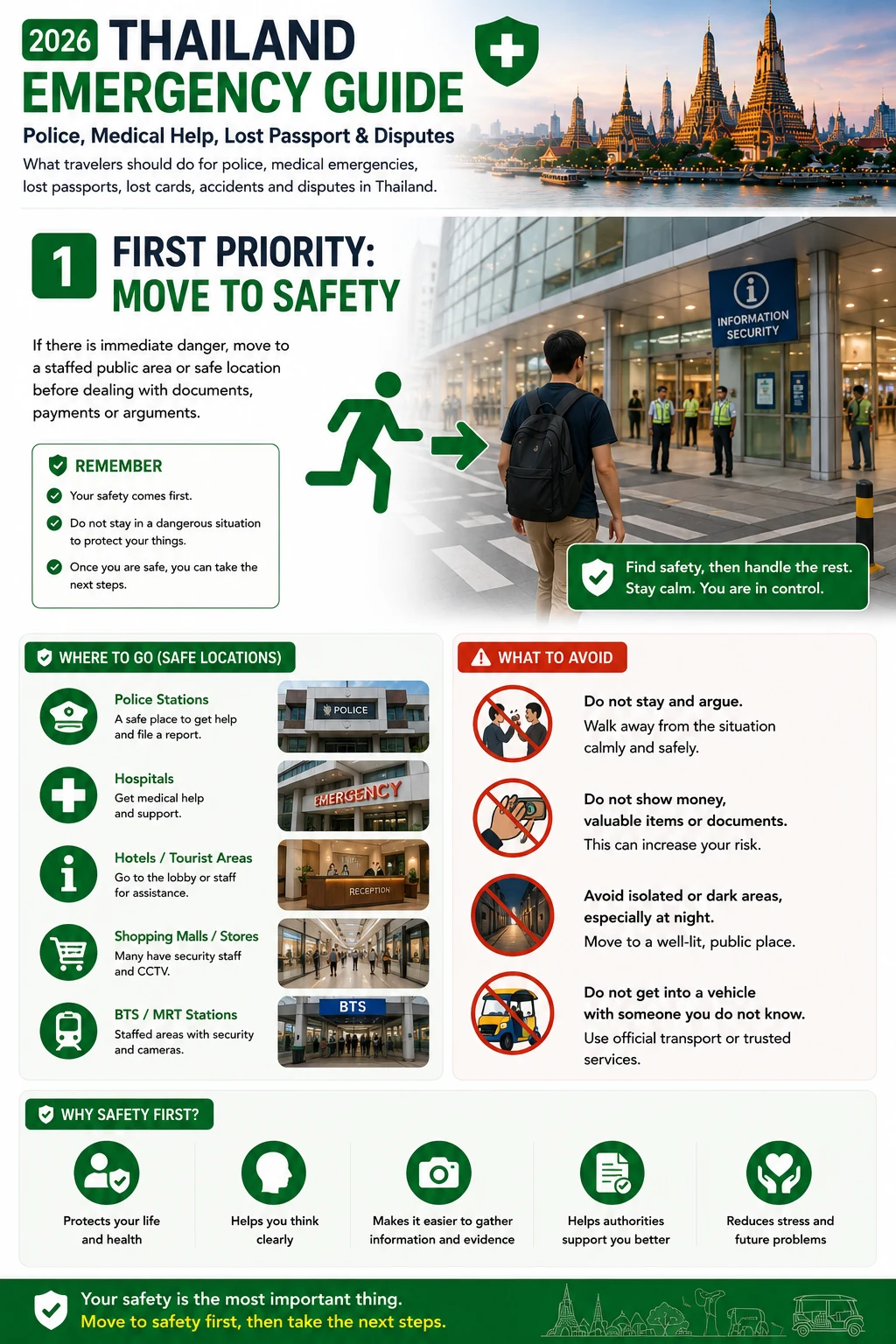 2026 Thailand Emergency Guide  Police, Medical Help, Lost Passport & Disputes — section 1 visual